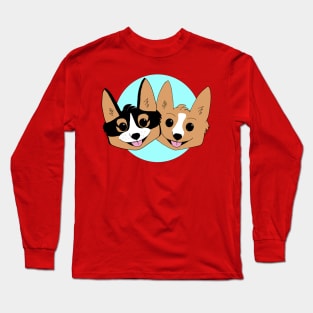 The FANily and The Fangirl Corgis - No Text Long Sleeve T-Shirt